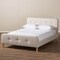 Baxton Studio Samson Light Beige Upholstered Full Size Platform Bed 135-7418 - alternate 6